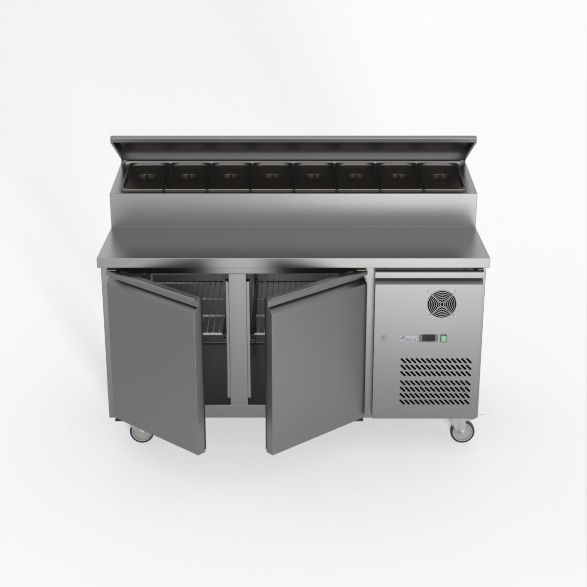 Thermaster Fed-X S/S Two Door Sandwich Counter XSS8C15S2V