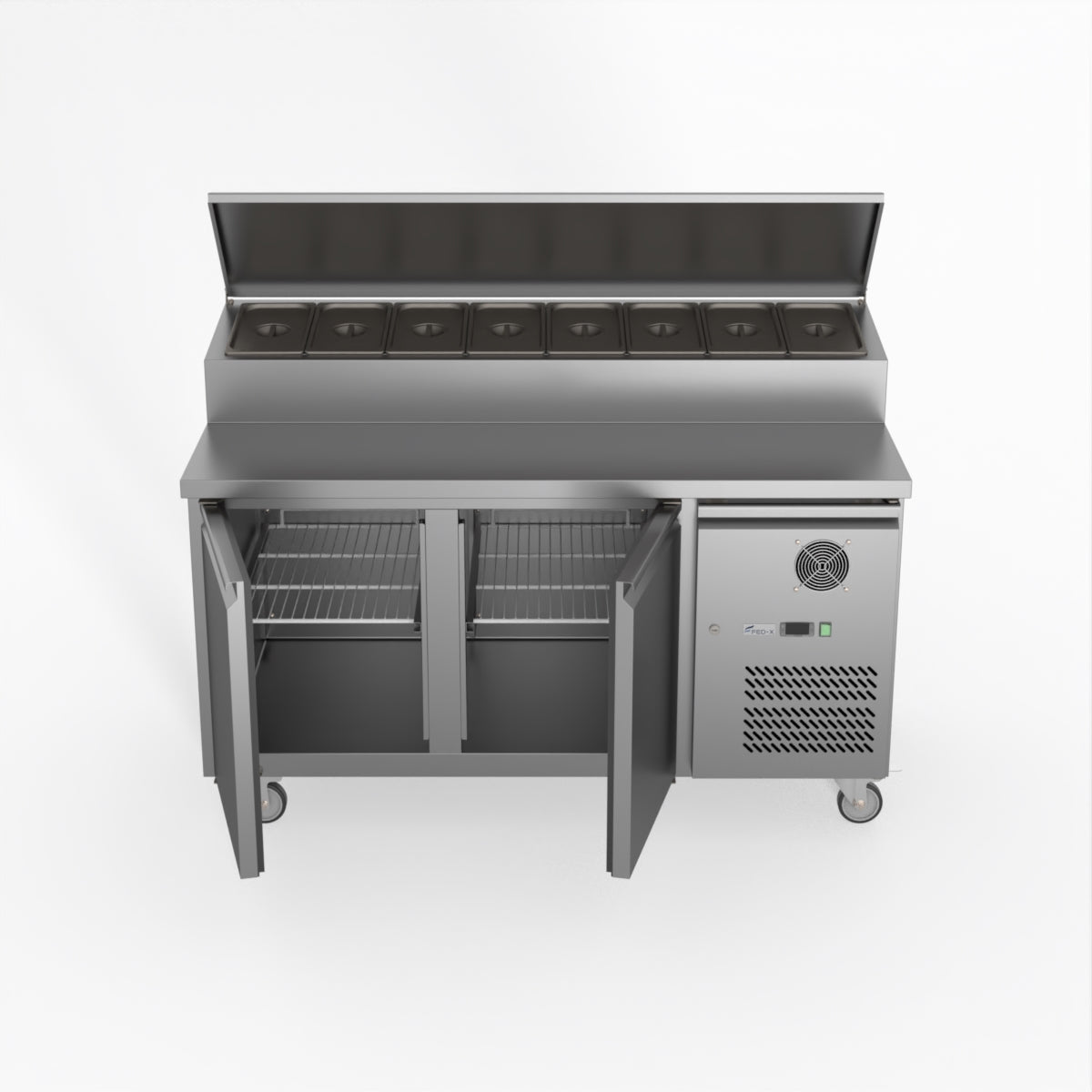 Thermaster Fed-X S/S Two Door Sandwich Counter XSS8C15S2V