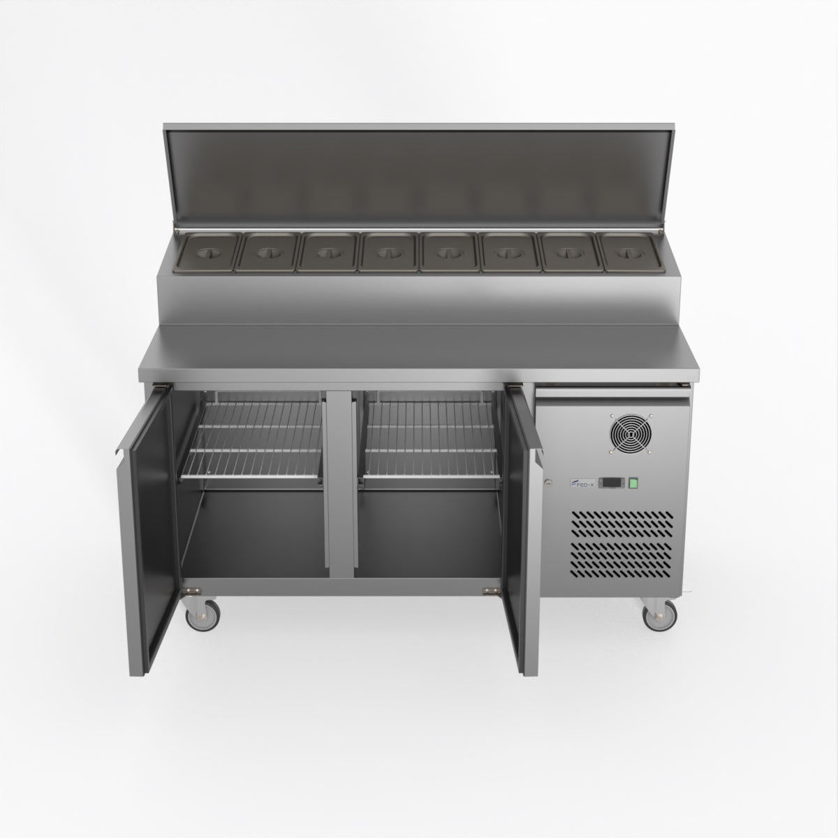 Thermaster Fed-X S/S Two Door Sandwich Counter XSS8C15S2V