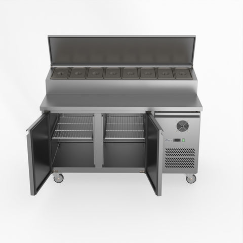 XSS8C15S2V Thermaster Fed-X S/S Two Door Sandwich Counter XSS8C15S2V