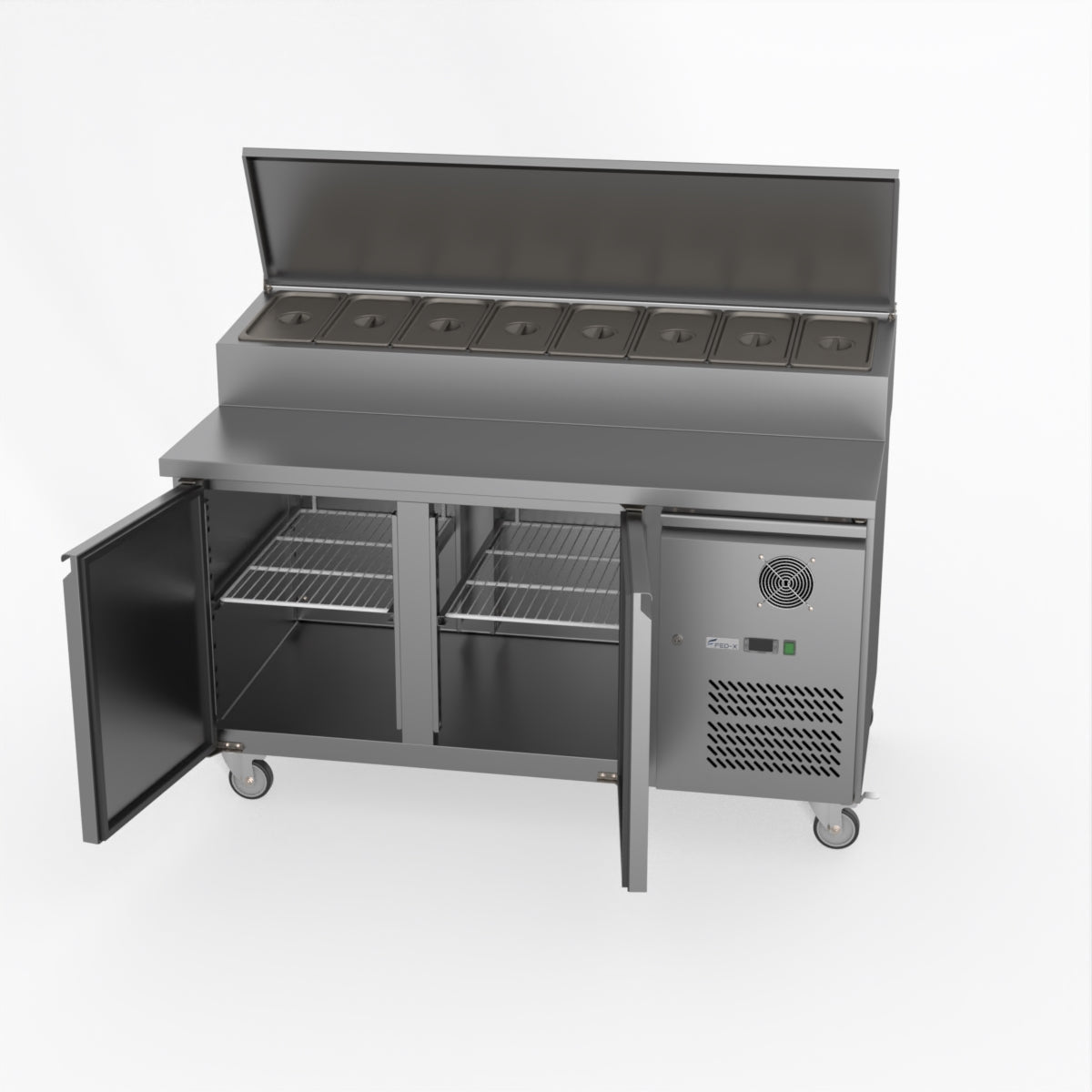 Thermaster Fed-X S/S Two Door Sandwich Counter XSS8C15S2V