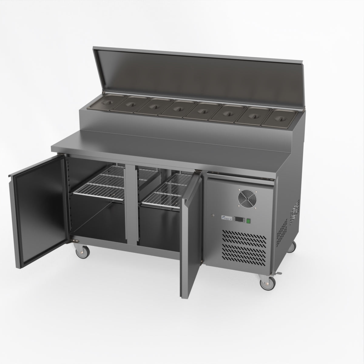 Thermaster Fed-X S/S Two Door Sandwich Counter XSS8C15S2V