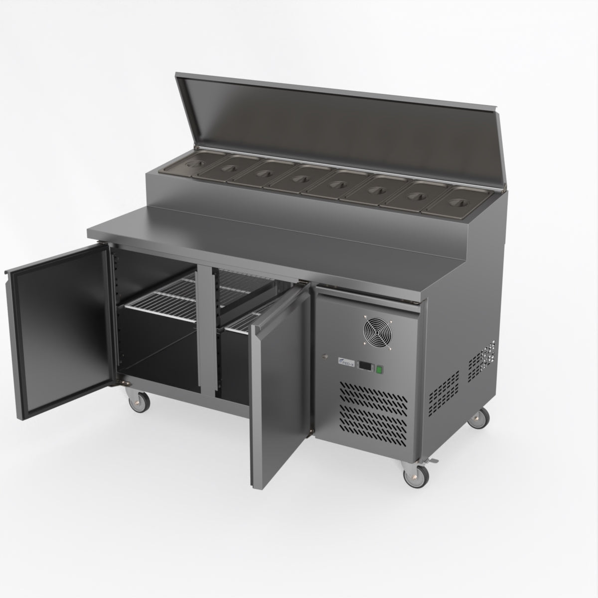 Thermaster Fed-X S/S Two Door Sandwich Counter XSS8C15S2V