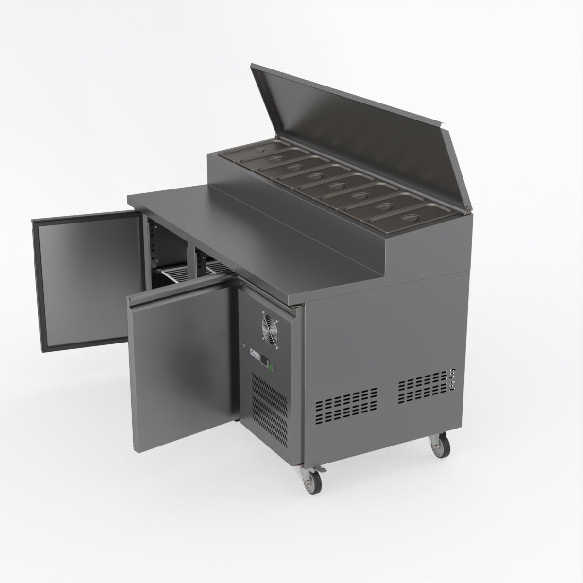 Thermaster Fed-X S/S Two Door Sandwich Counter XSS8C15S2V