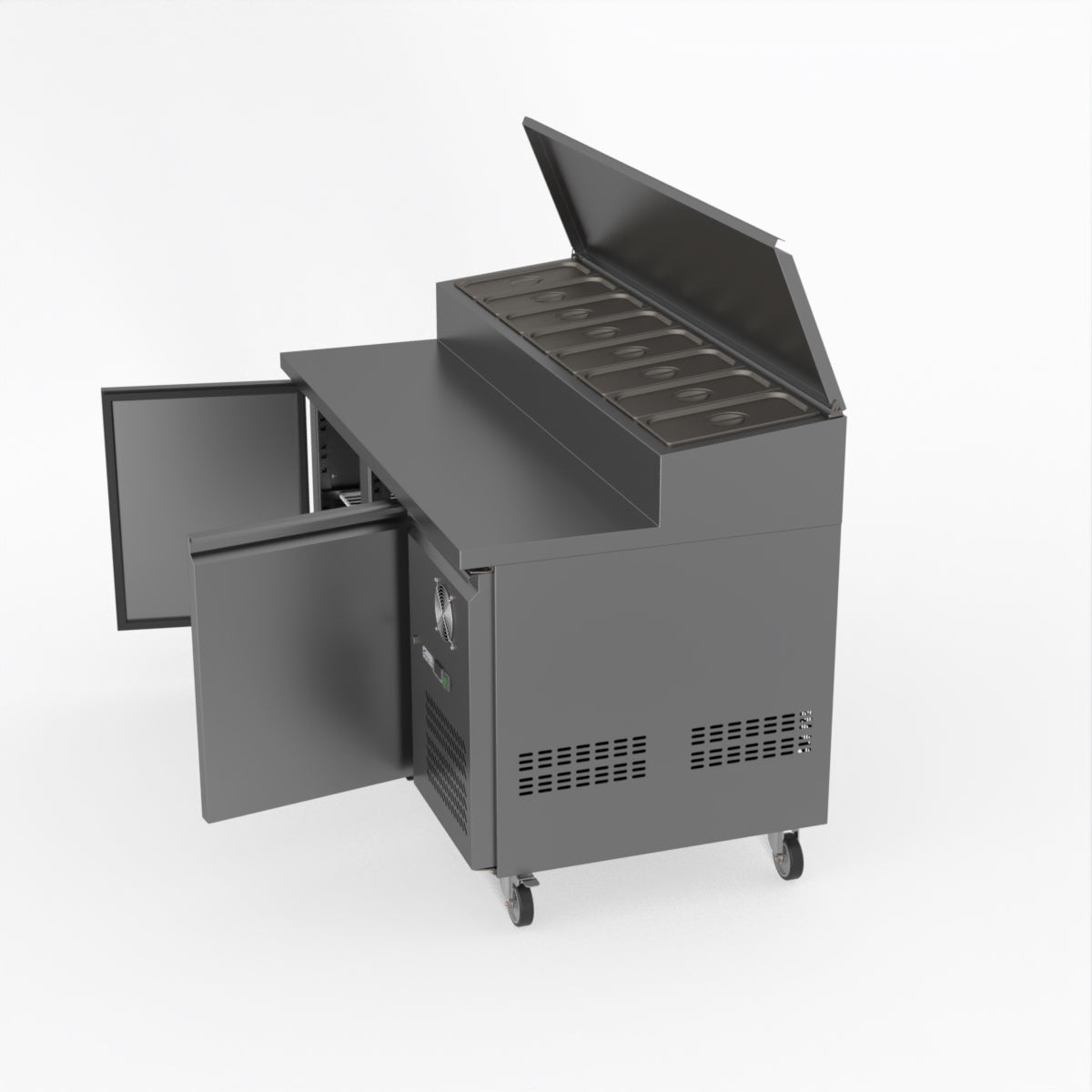 Thermaster Fed-X S/S Two Door Sandwich Counter XSS8C15S2V