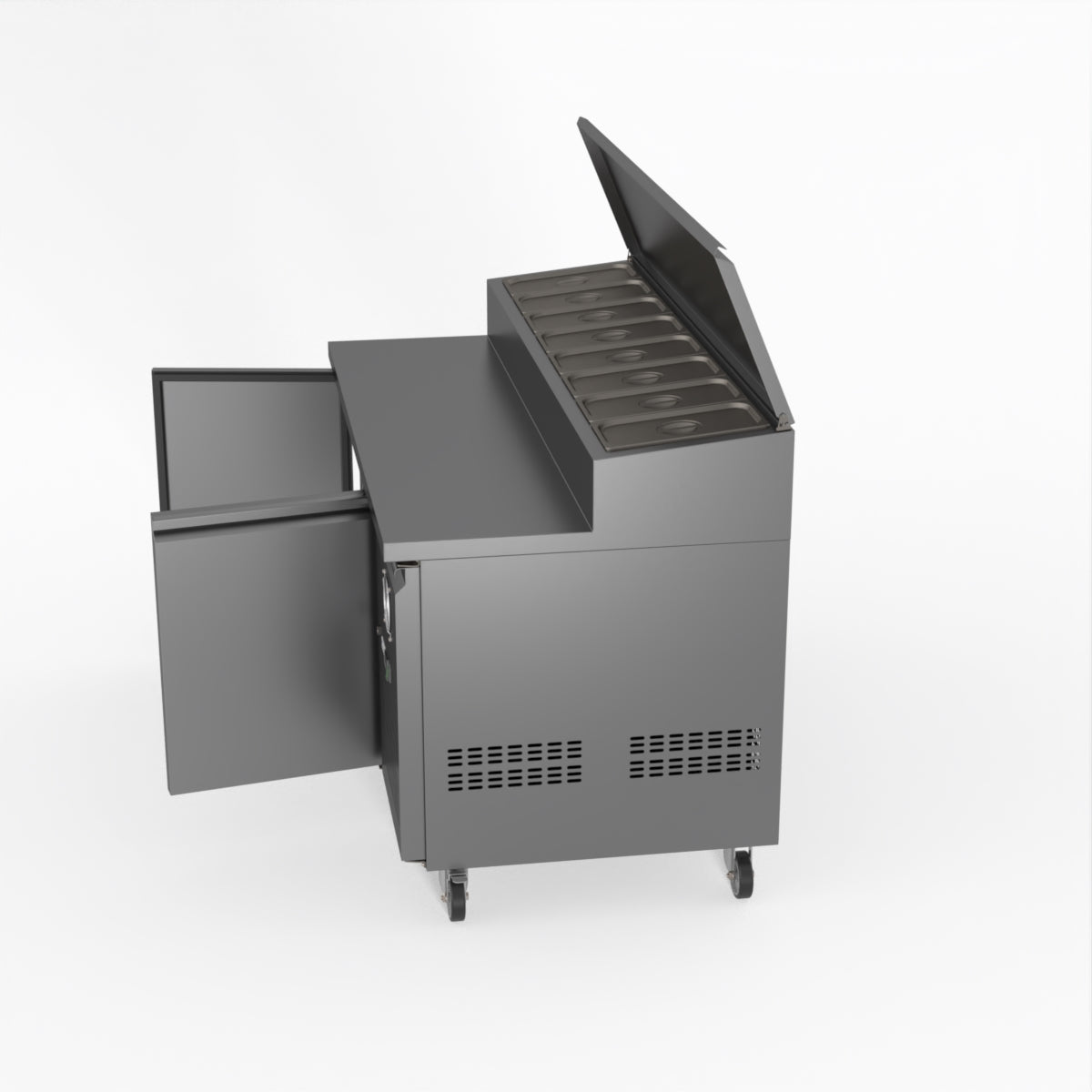 Thermaster Fed-X S/S Two Door Sandwich Counter XSS8C15S2V