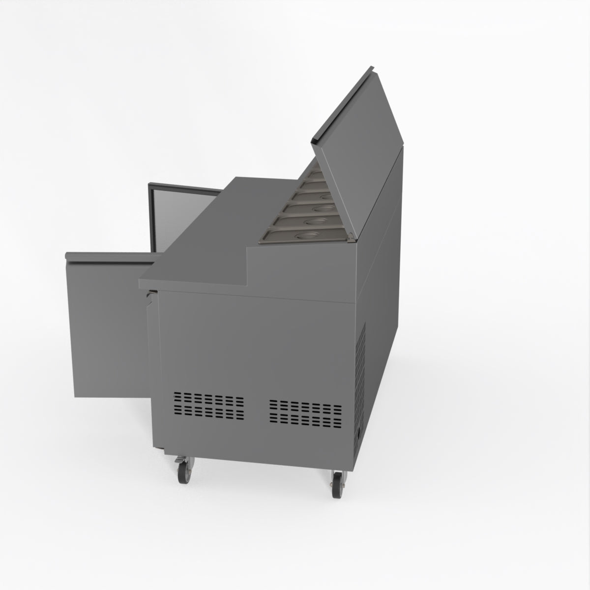 Thermaster Fed-X S/S Two Door Sandwich Counter XSS8C15S2V