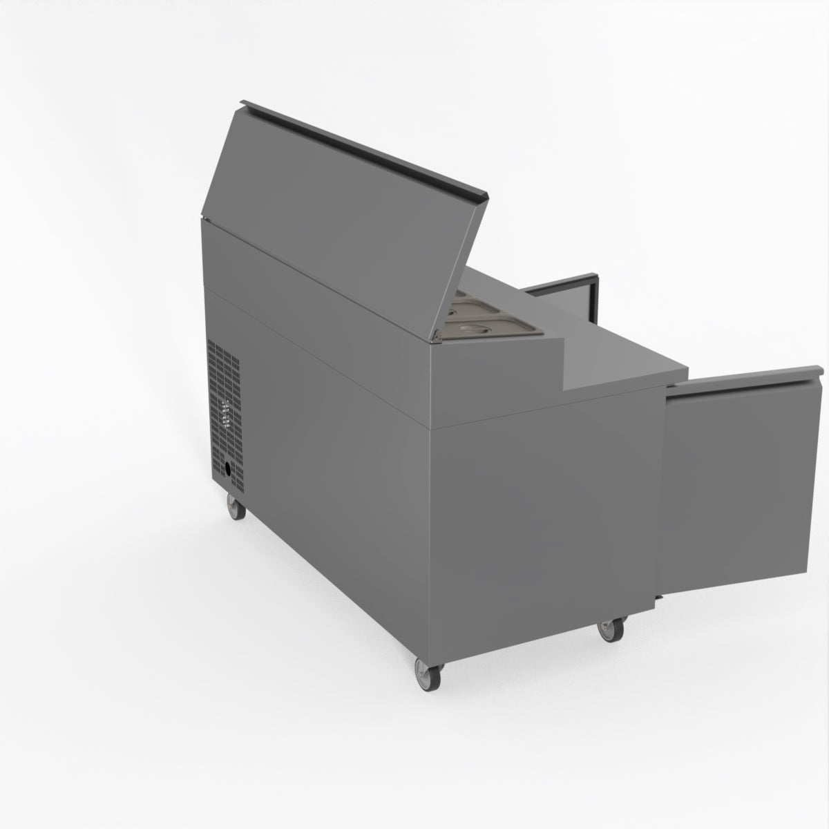 Thermaster Fed-X S/S Two Door Sandwich Counter XSS8C15S2V