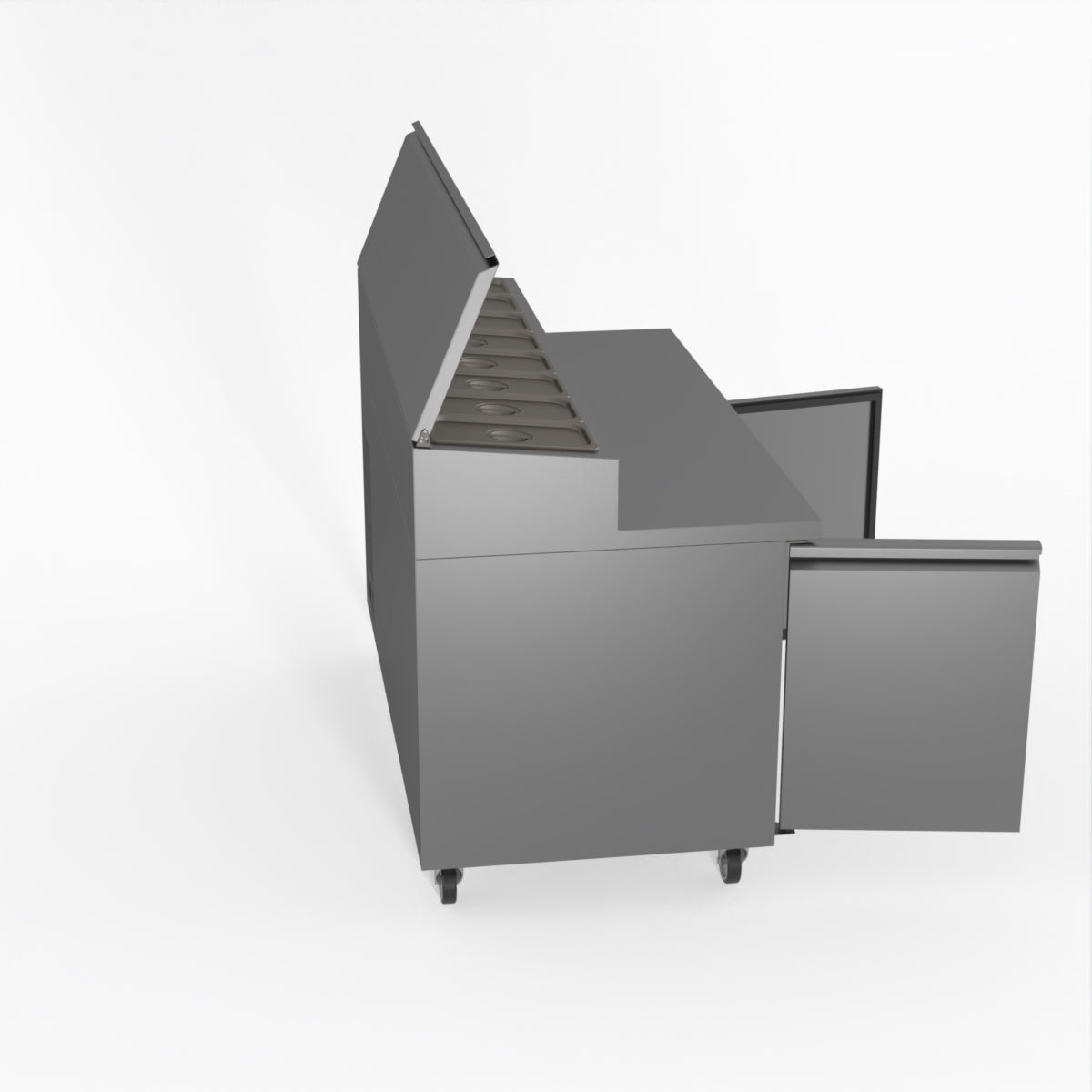 Thermaster Fed-X S/S Two Door Sandwich Counter XSS8C15S2V