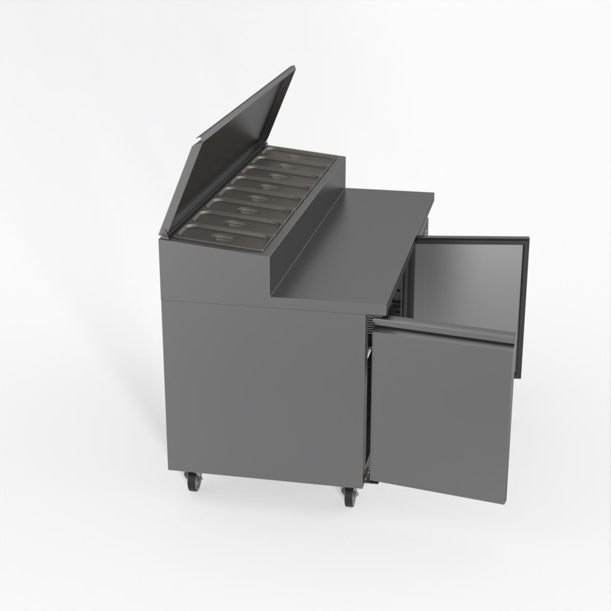 Thermaster Fed-X S/S Two Door Sandwich Counter XSS8C15S2V