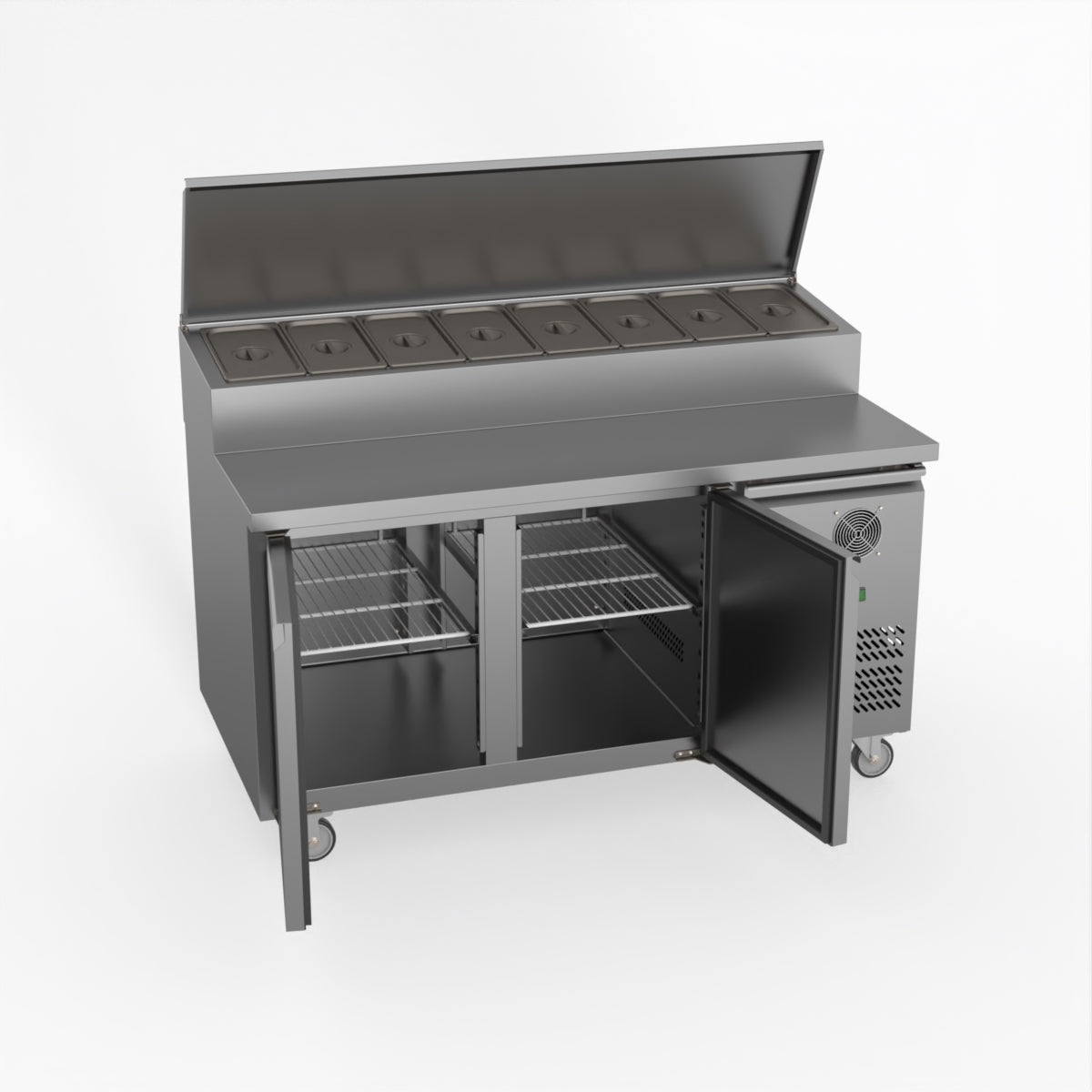 Thermaster Fed-X S/S Two Door Sandwich Counter XSS8C15S2V