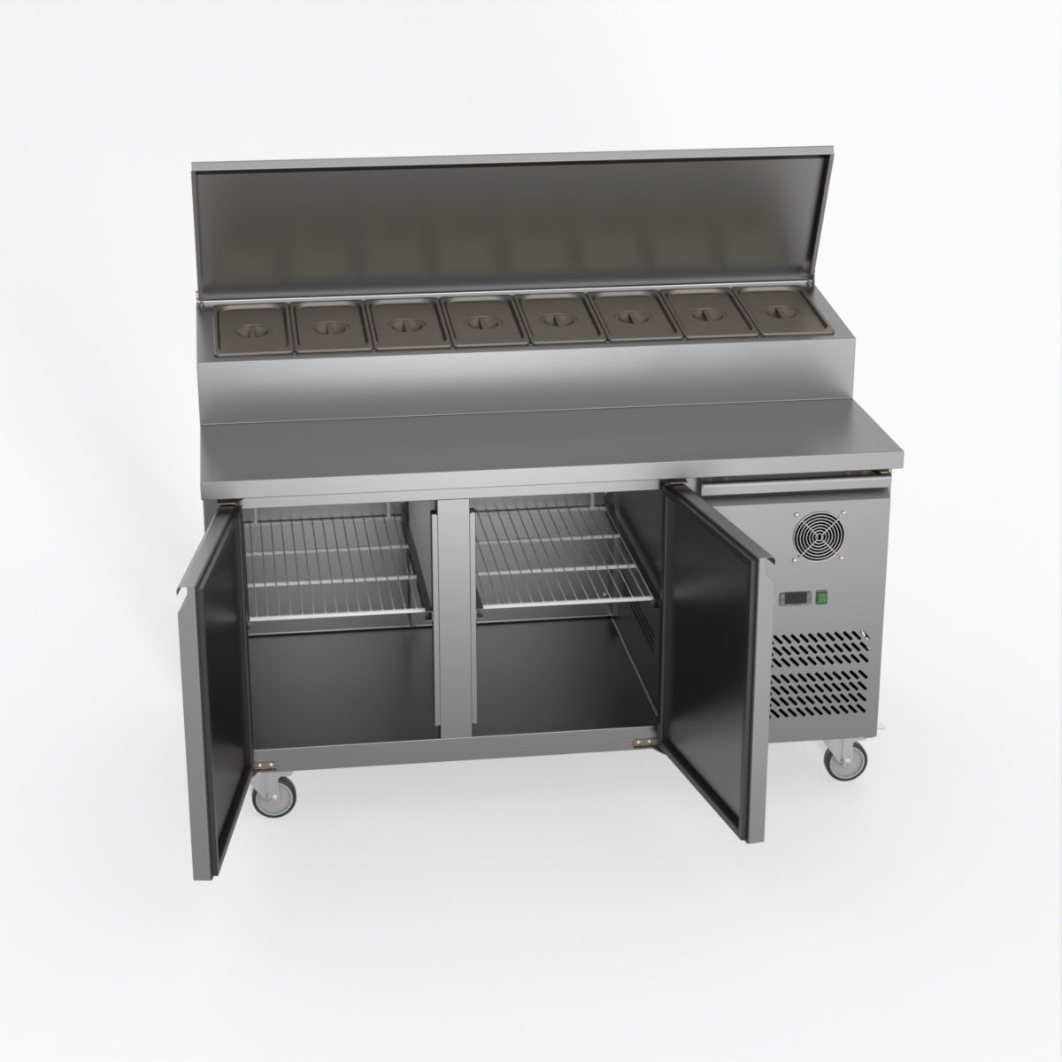 Thermaster Fed-X S/S Two Door Sandwich Counter XSS8C15S2V