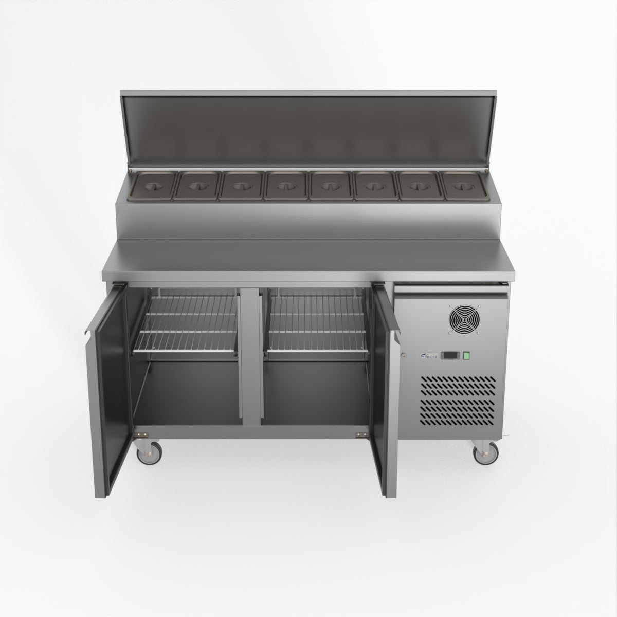 Thermaster Fed-X S/S Two Door Sandwich Counter XSS8C15S2V