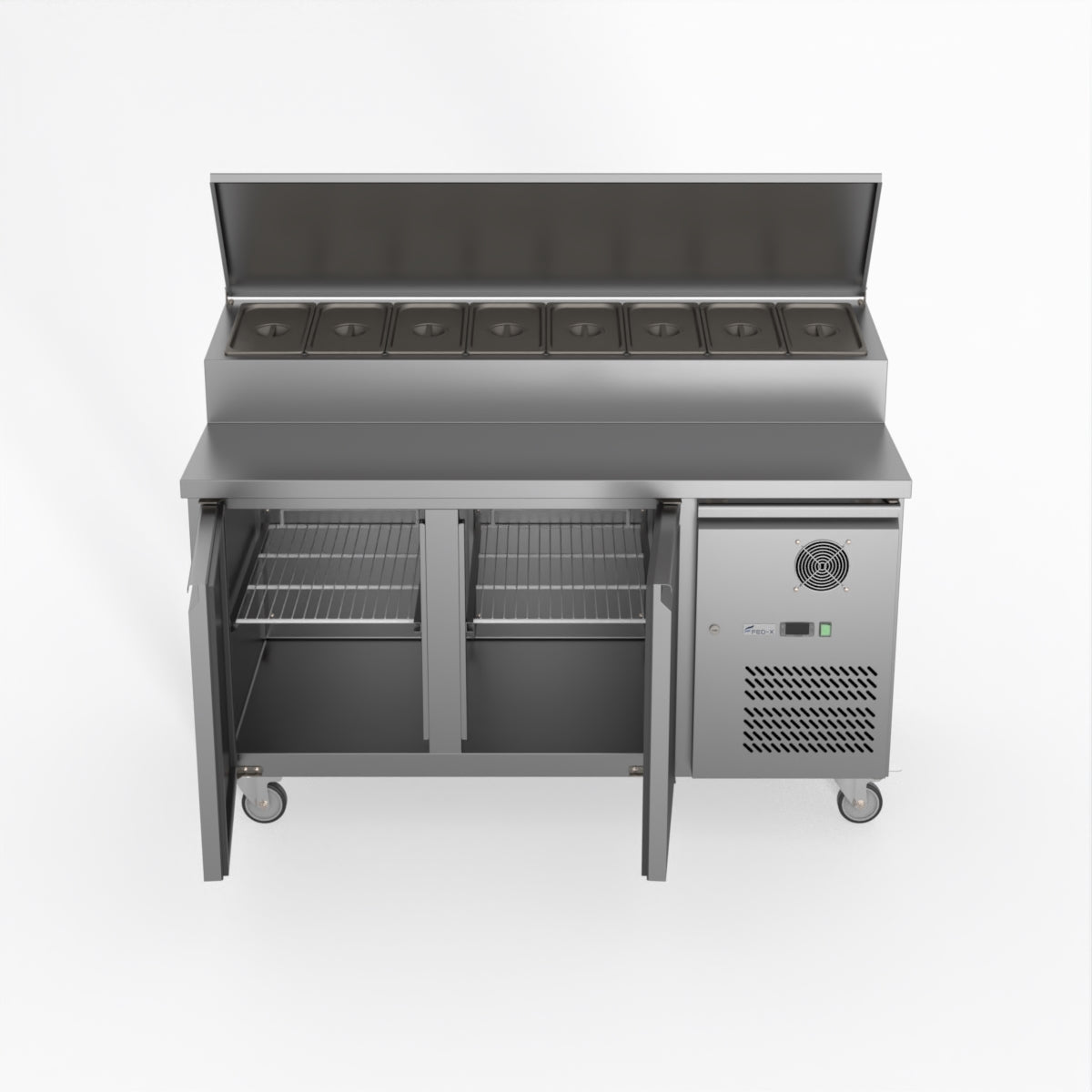 Thermaster Fed-X S/S Two Door Sandwich Counter XSS8C15S2V