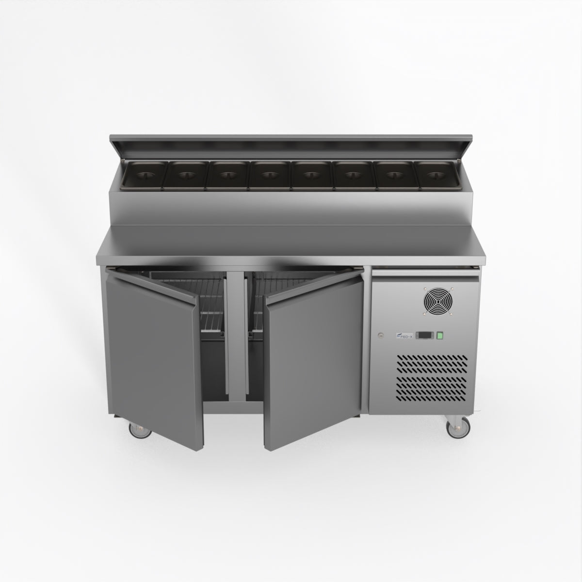 Thermaster Fed-X S/S Two Door Sandwich Counter XSS8C15S2V