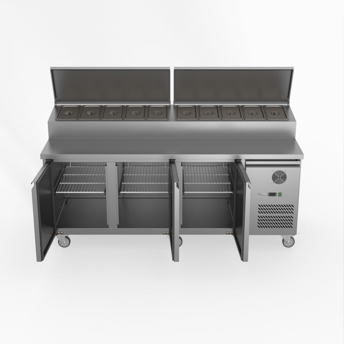 Thermaster Fed-X S/S Three Door Sandwich Counter XSS8C20S3V