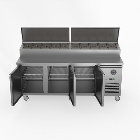 XSS8C20S3V Thermaster Fed-X S/S Three Door Sandwich Counter XSS8C20S3V
