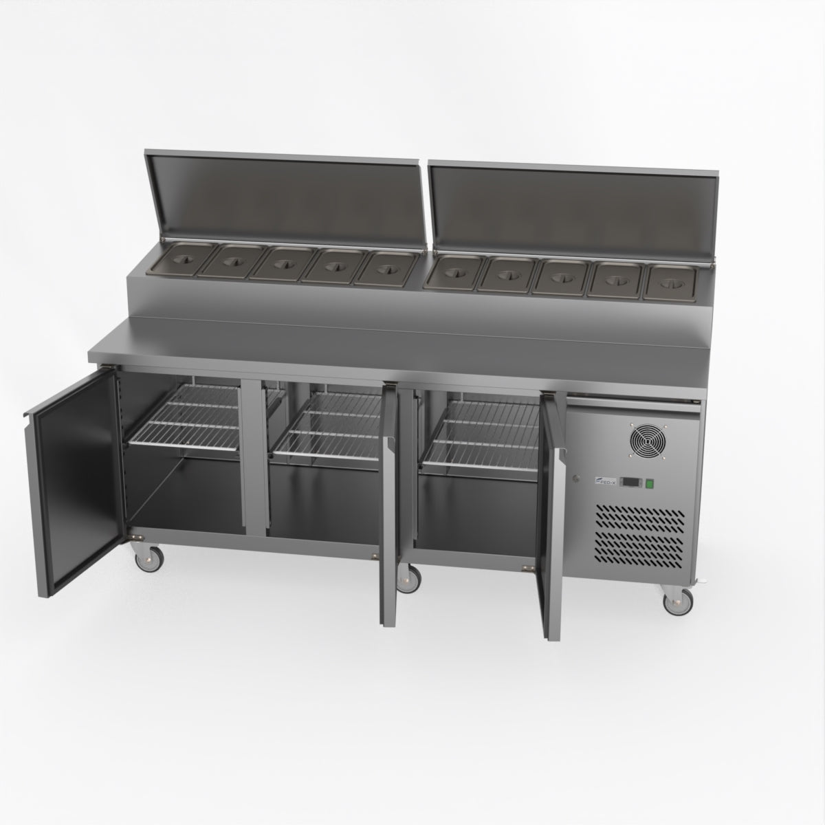 Thermaster Fed-X S/S Three Door Sandwich Counter XSS8C20S3V