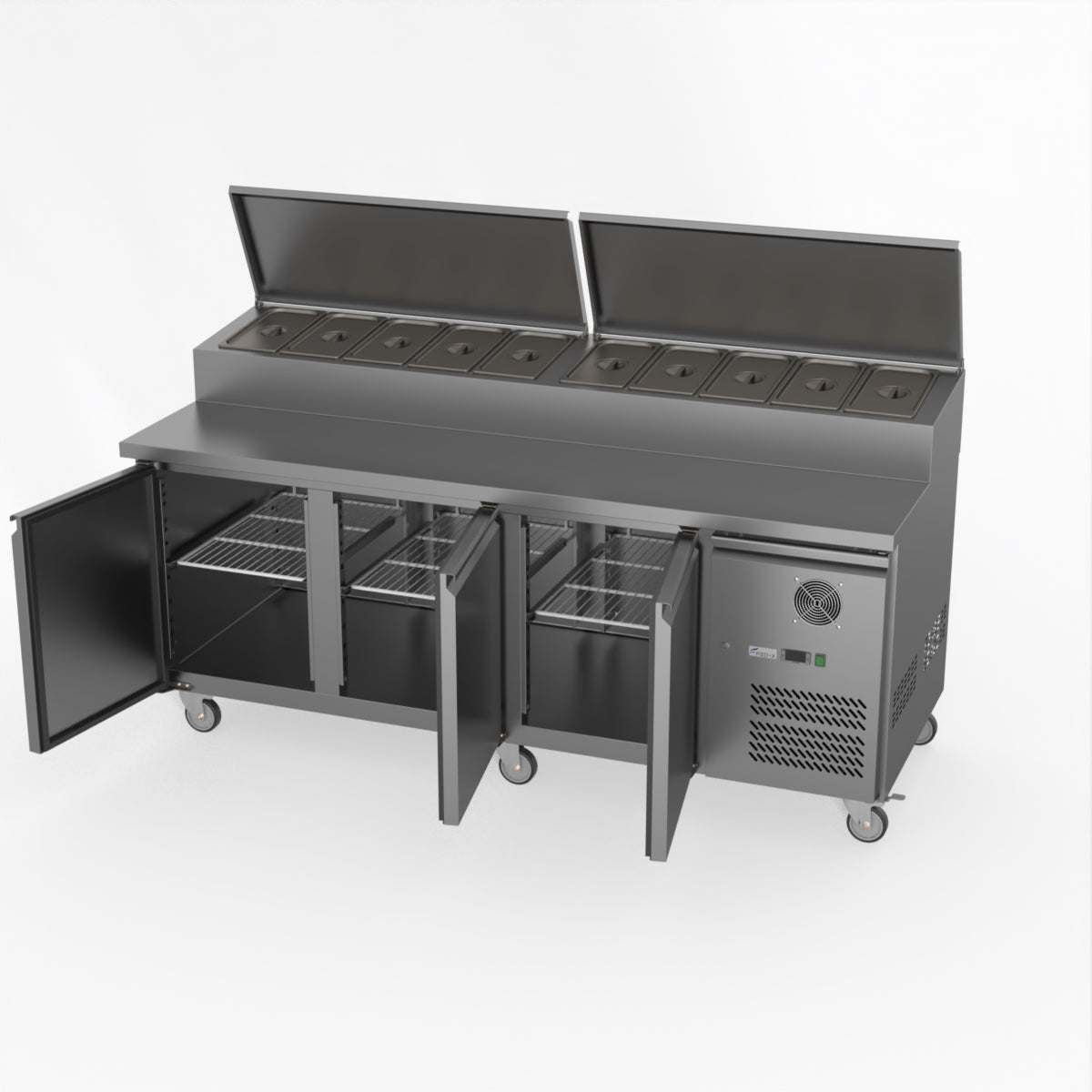 Thermaster Fed-X S/S Three Door Sandwich Counter XSS8C20S3V