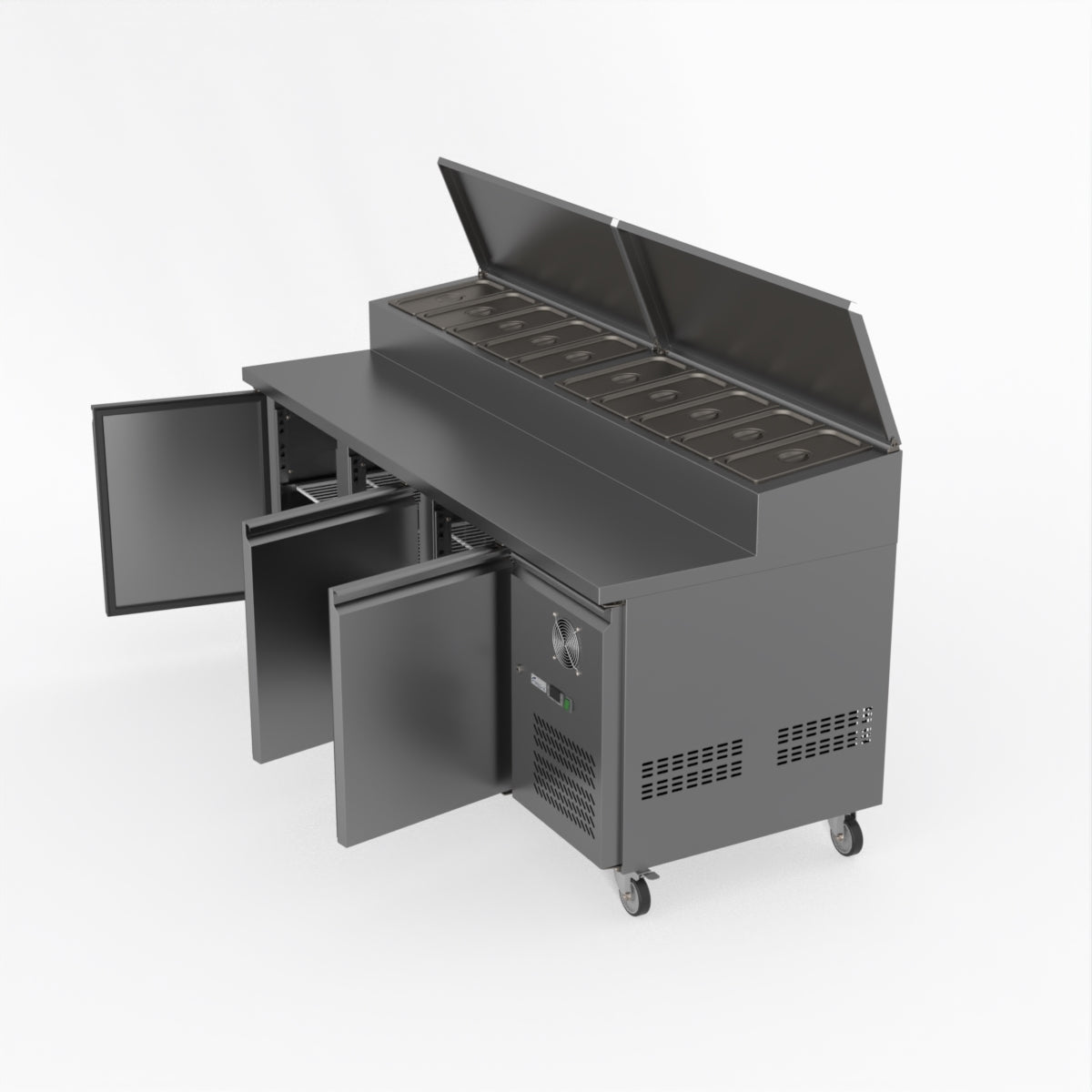 Thermaster Fed-X S/S Three Door Sandwich Counter XSS8C20S3V