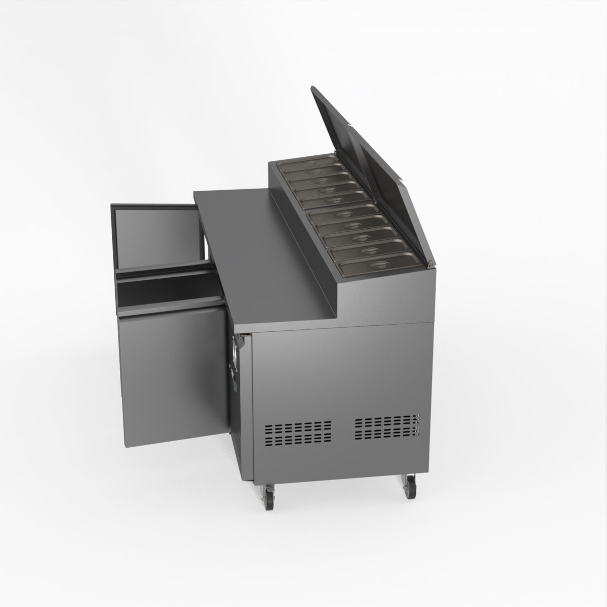 Thermaster Fed-X S/S Three Door Sandwich Counter XSS8C20S3V