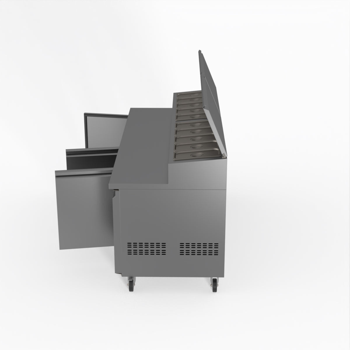 Thermaster Fed-X S/S Three Door Sandwich Counter XSS8C20S3V