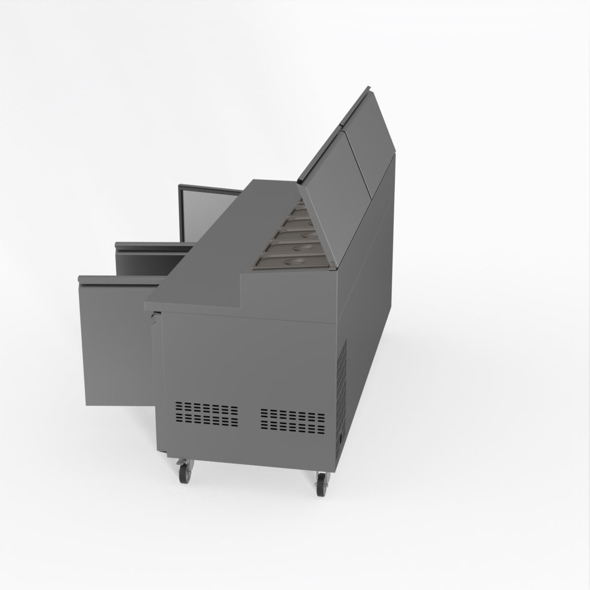 Thermaster Fed-X S/S Three Door Sandwich Counter XSS8C20S3V