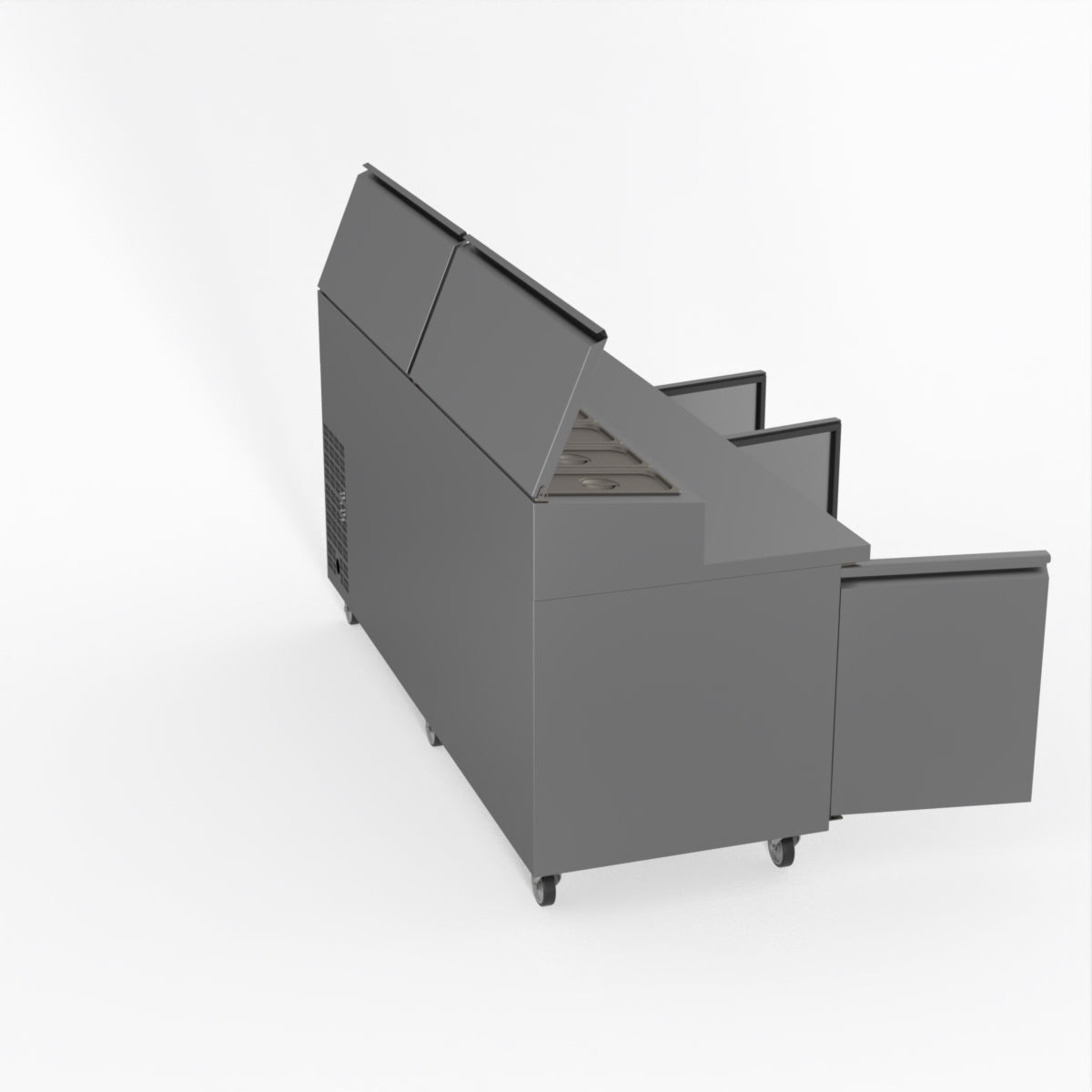 Thermaster Fed-X S/S Three Door Sandwich Counter XSS8C20S3V