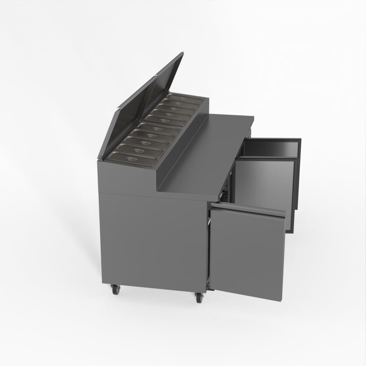 Thermaster Fed-X S/S Three Door Sandwich Counter XSS8C20S3V