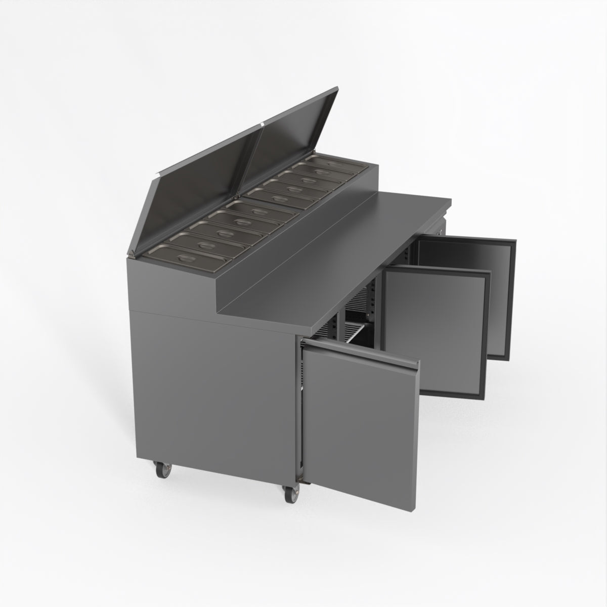 Thermaster Fed-X S/S Three Door Sandwich Counter XSS8C20S3V