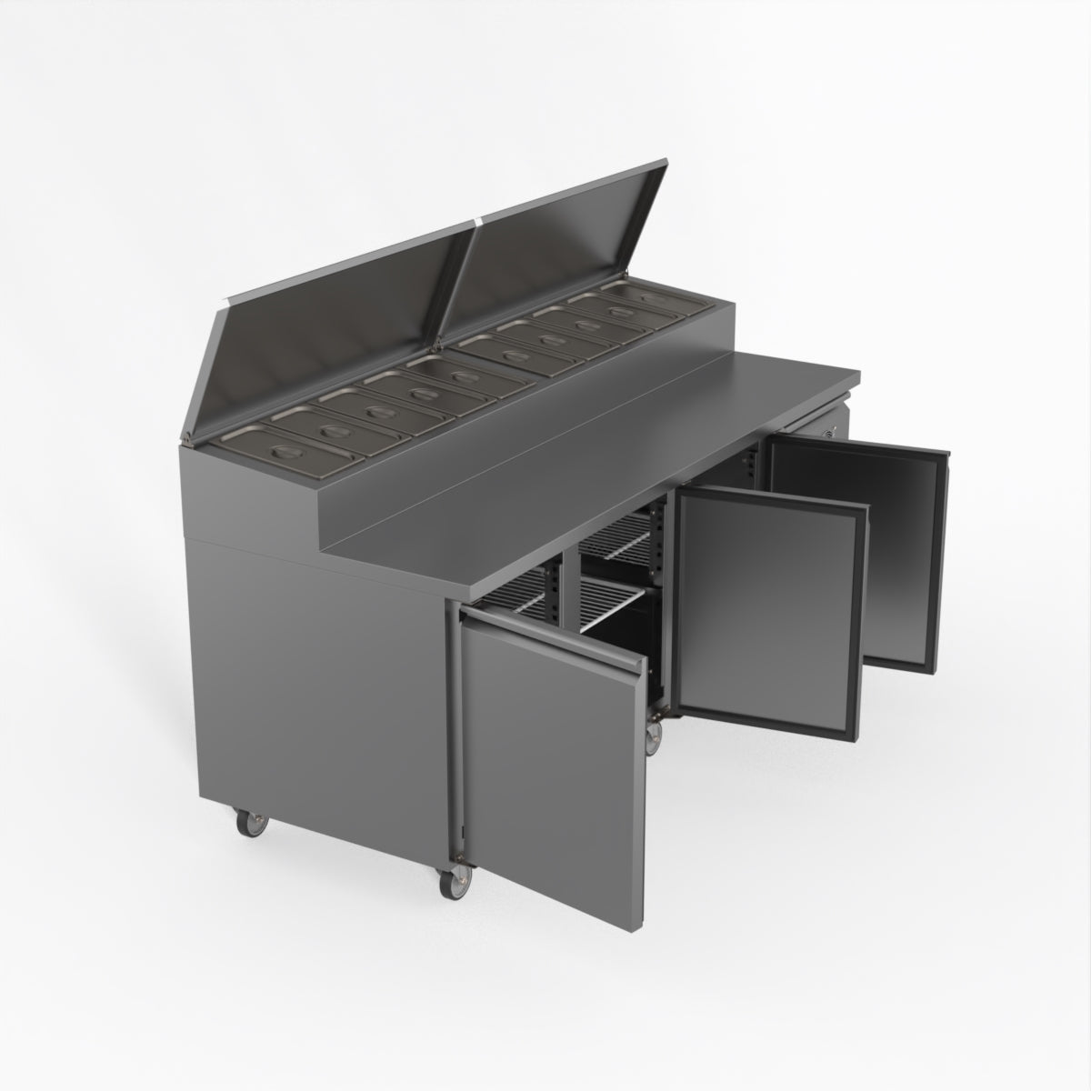 Thermaster Fed-X S/S Three Door Sandwich Counter XSS8C20S3V