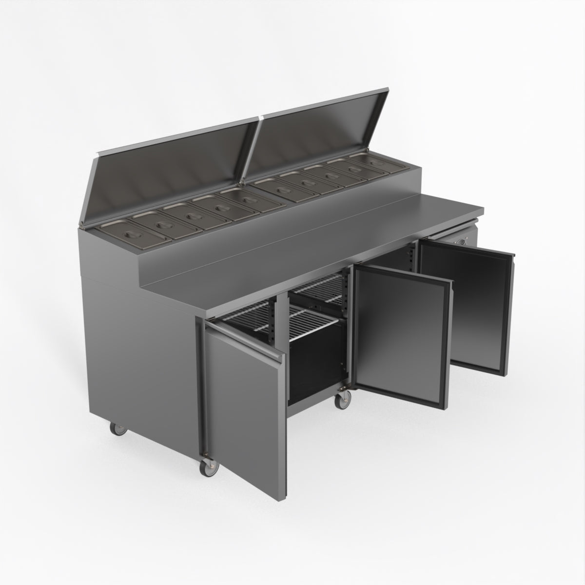 Thermaster Fed-X S/S Three Door Sandwich Counter XSS8C20S3V