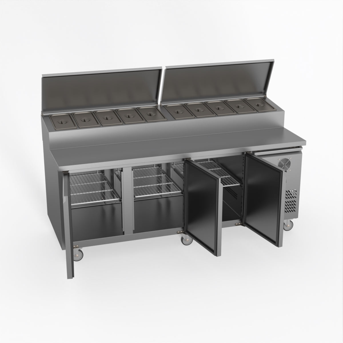 Thermaster Fed-X S/S Three Door Sandwich Counter XSS8C20S3V