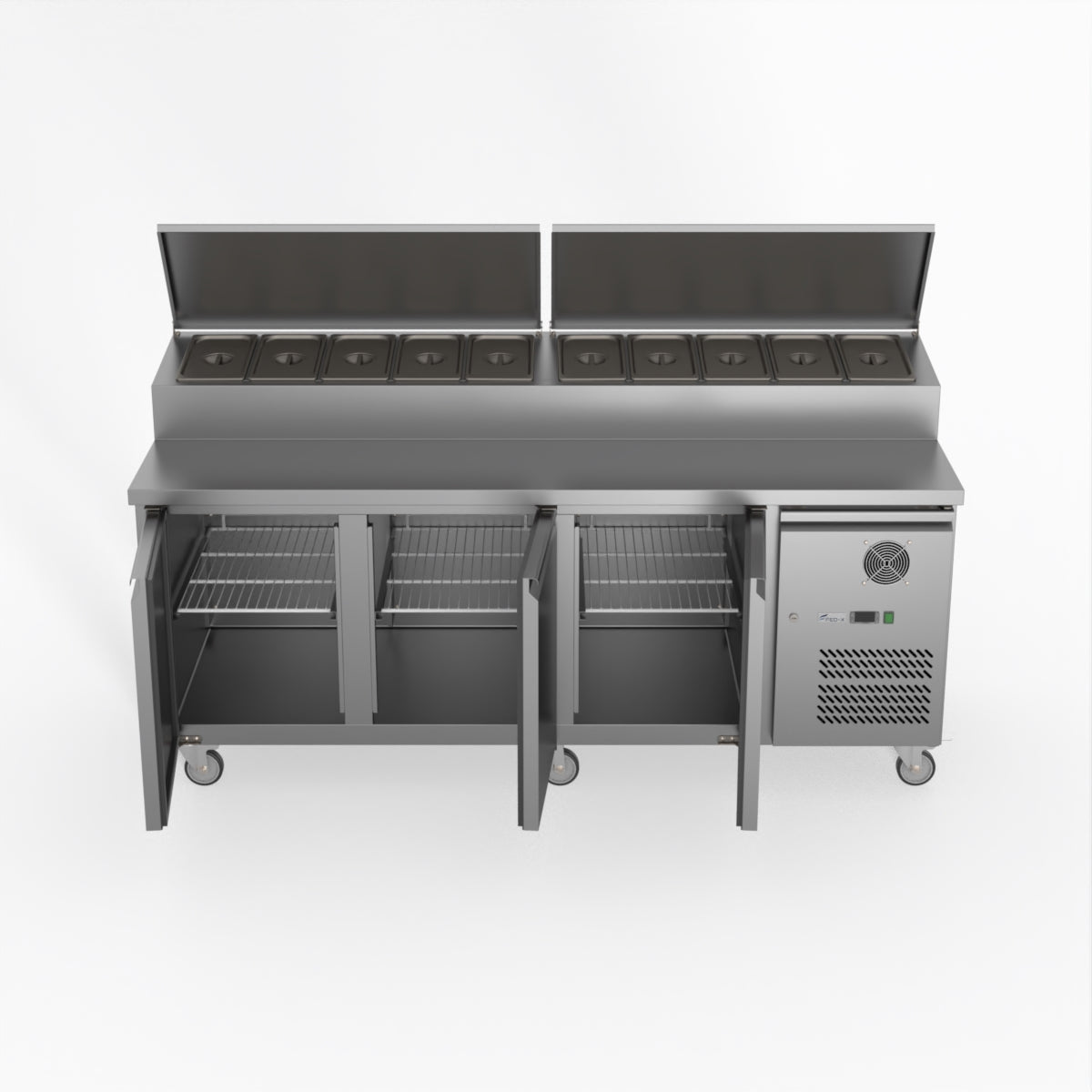 Thermaster Fed-X S/S Three Door Sandwich Counter XSS8C20S3V