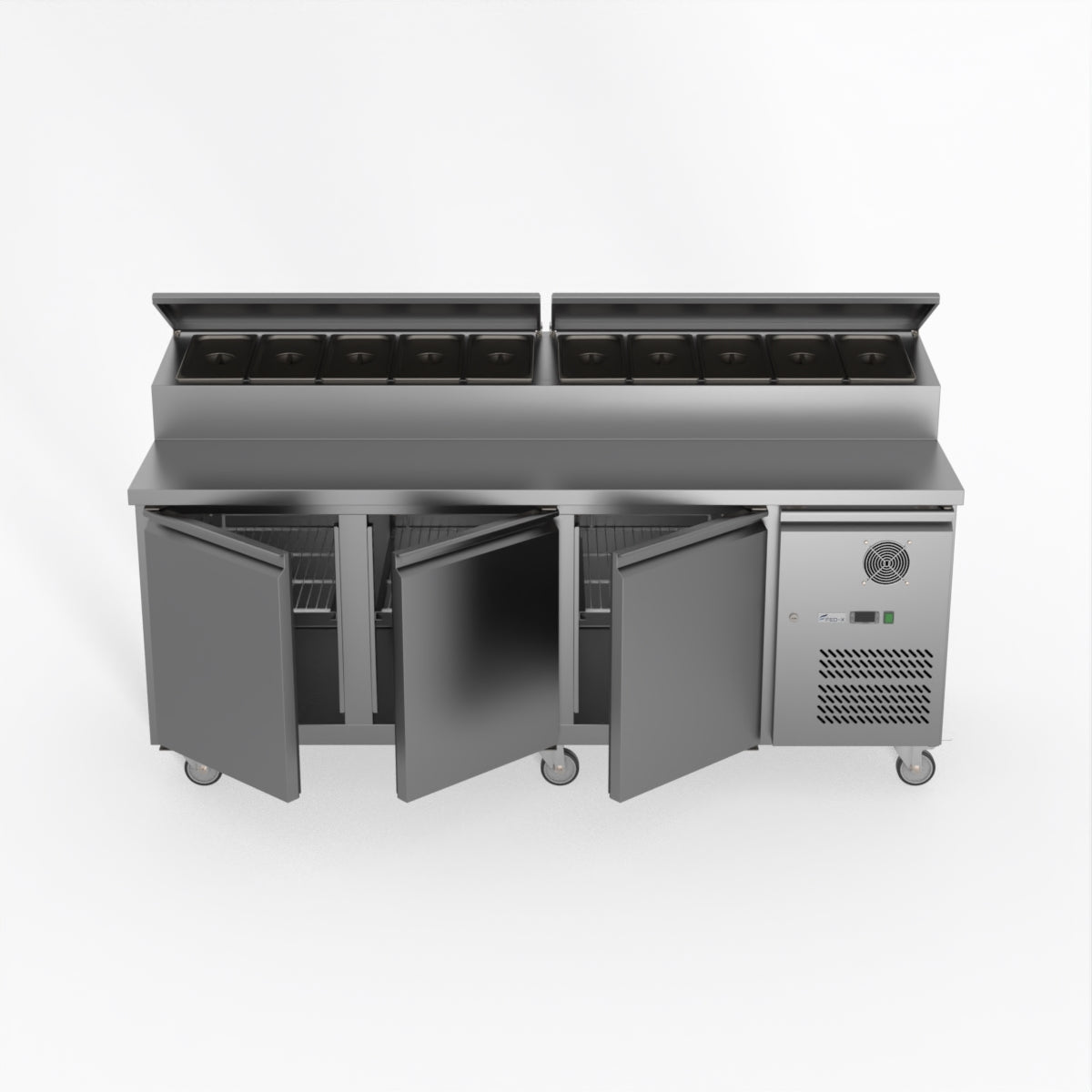 Thermaster Fed-X S/S Three Door Sandwich Counter XSS8C20S3V