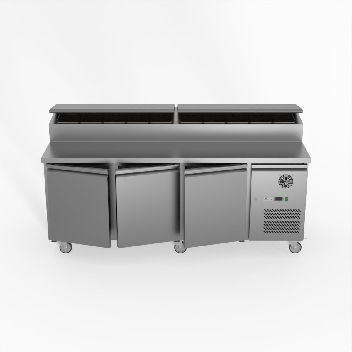 Thermaster Fed-X S/S Three Door Sandwich Counter XSS8C20S3V