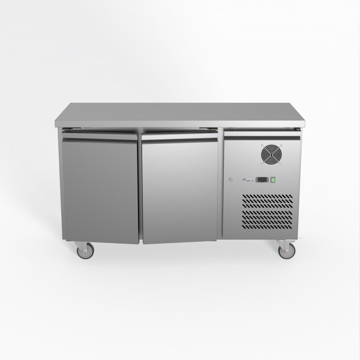 Thermaster Fed-X S/S Two Door Bench Freezer XUB6F13S2V