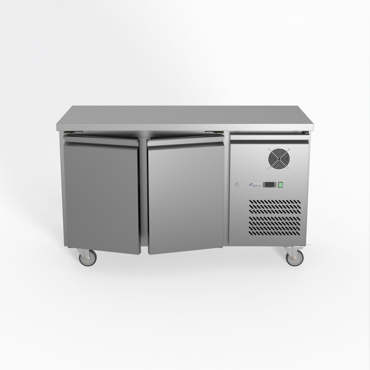 Thermaster Fed-X S/S Two Door Bench Fridge XUB6C13S2V