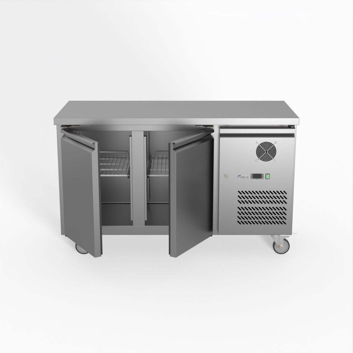 Thermaster Fed-X S/S Two Door Bench Fridge XUB6C13S2V