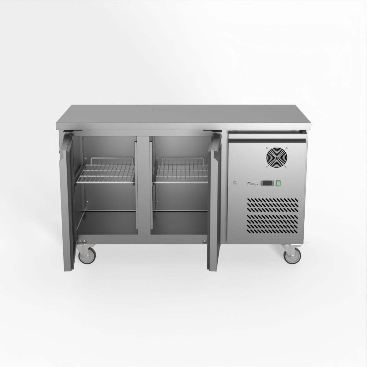 Thermaster Fed-X S/S Two Door Bench Fridge XUB6C13S2V