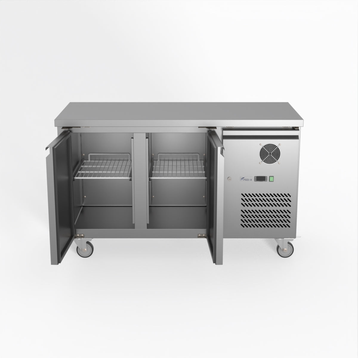 Thermaster Fed-X S/S Two Door Bench Fridge XUB6C13S2V