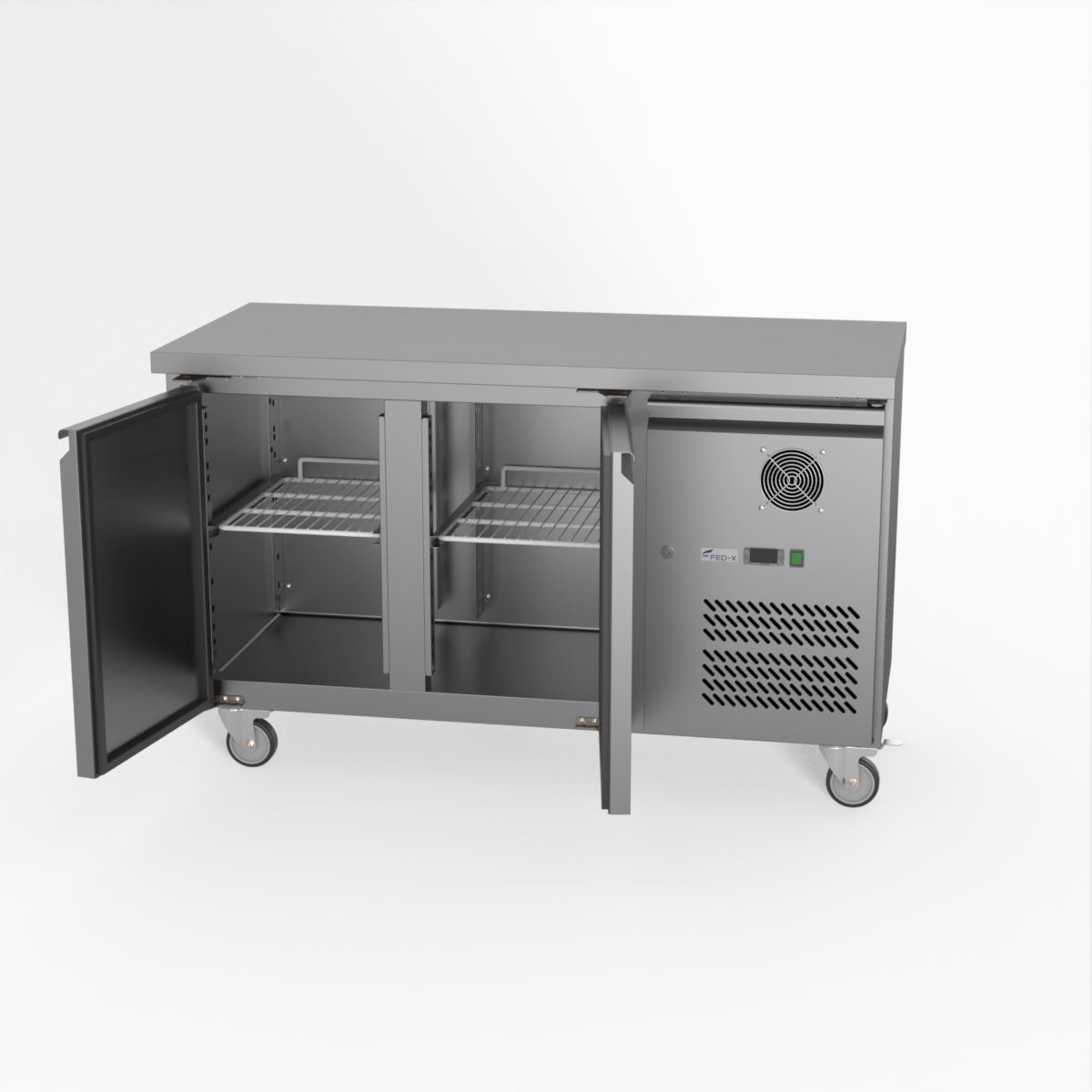 Thermaster Fed-X S/S Two Door Bench Fridge XUB6C13S2V