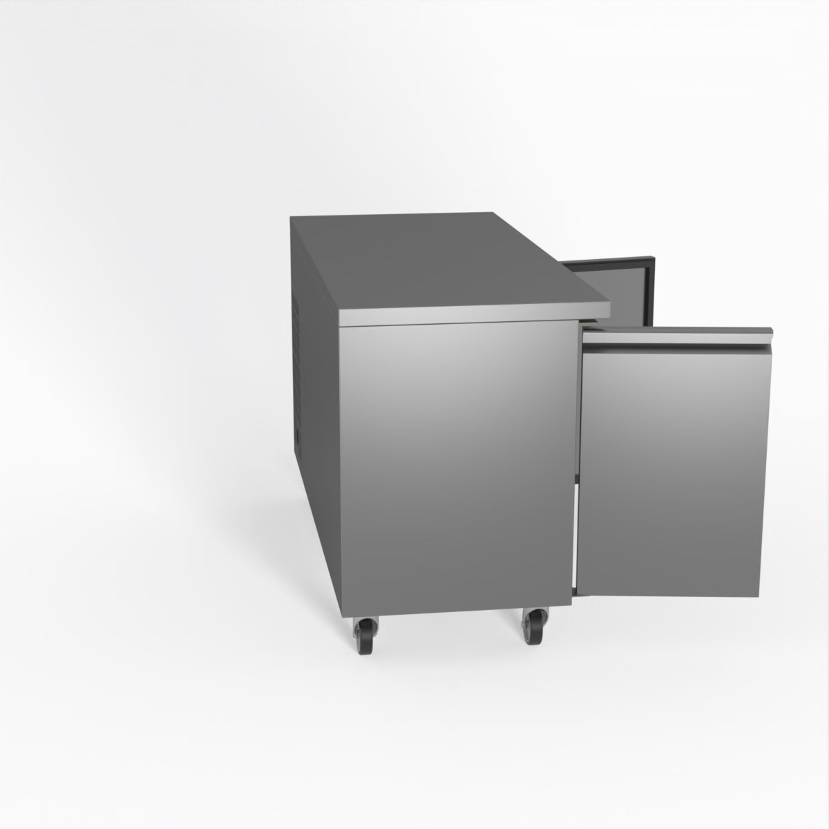 Thermaster Fed-X S/S Two Door Bench Fridge XUB6C13S2V