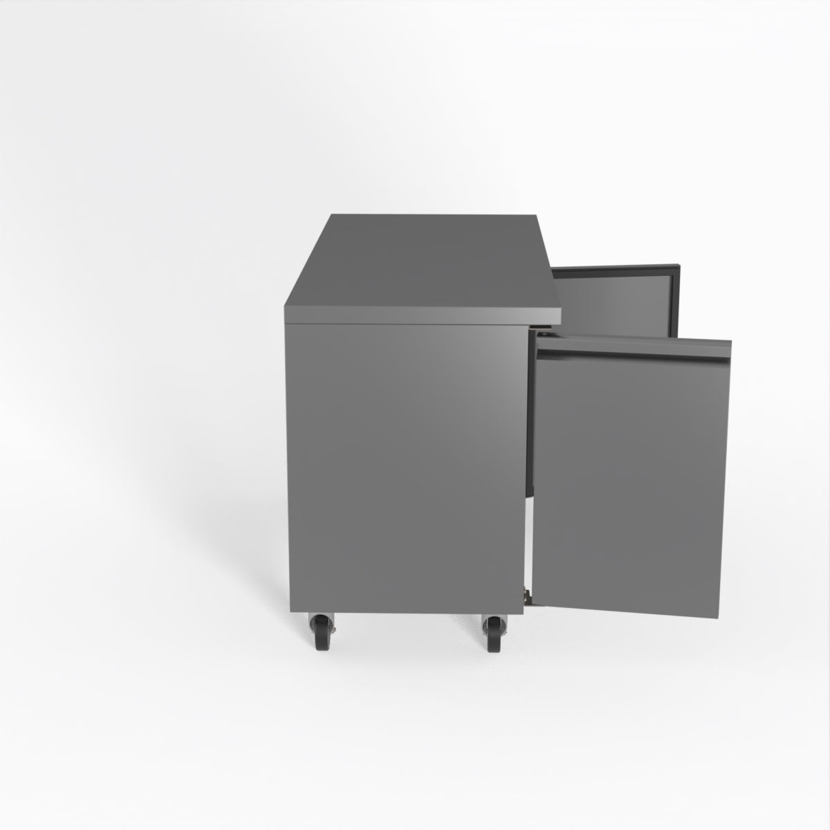 Thermaster Fed-X S/S Two Door Bench Fridge XUB6C13S2V