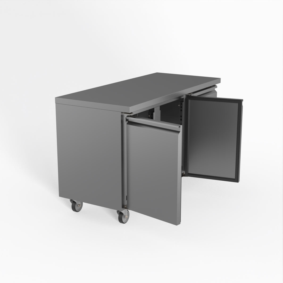 Thermaster Fed-X S/S Two Door Bench Freezer XUB6F13S2V