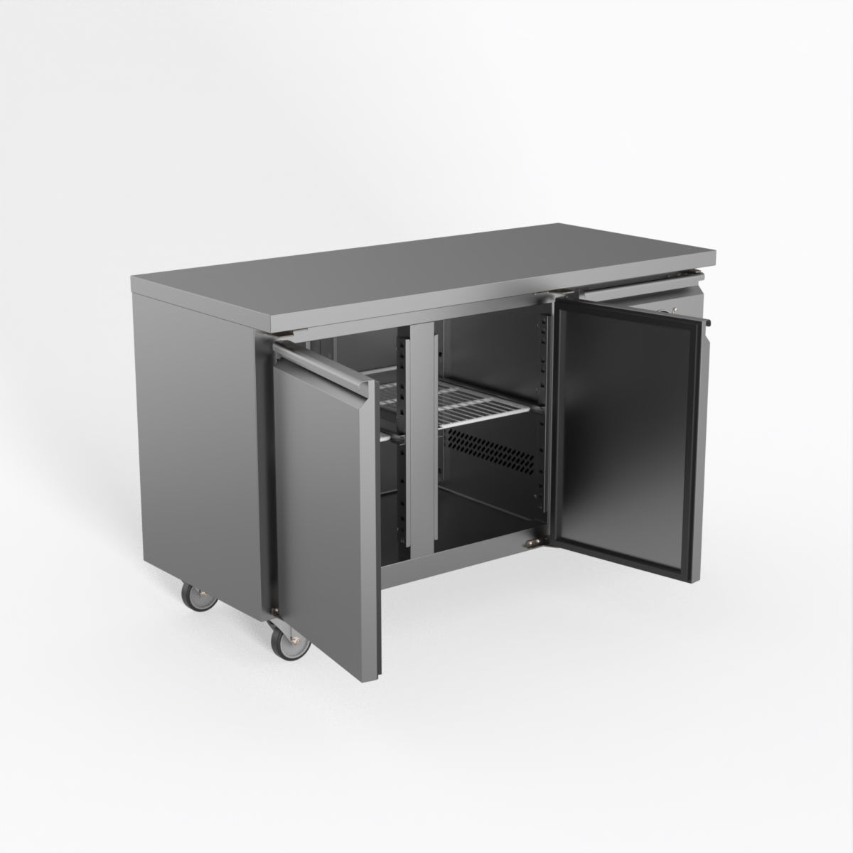 Thermaster Fed-X S/S Two Door Bench Fridge XUB6C13S2V