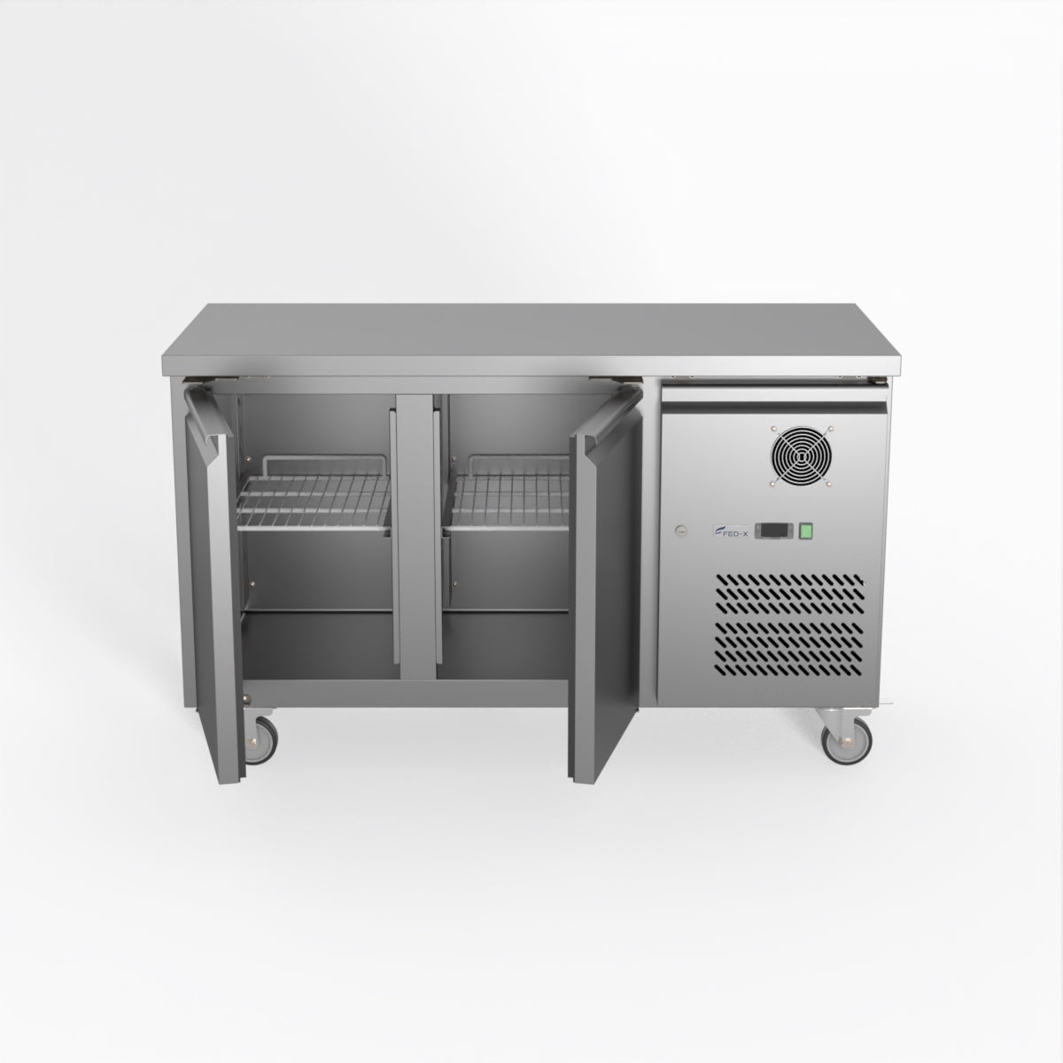 Thermaster Fed-X S/S Two Door Bench Fridge XUB6C13S2V