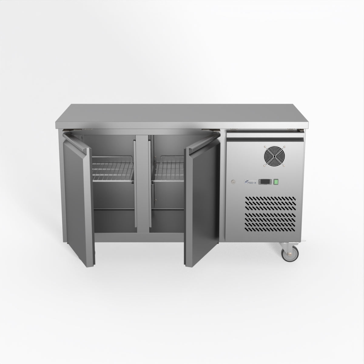 Thermaster Fed-X S/S Two Door Bench Fridge XUB6C13S2V