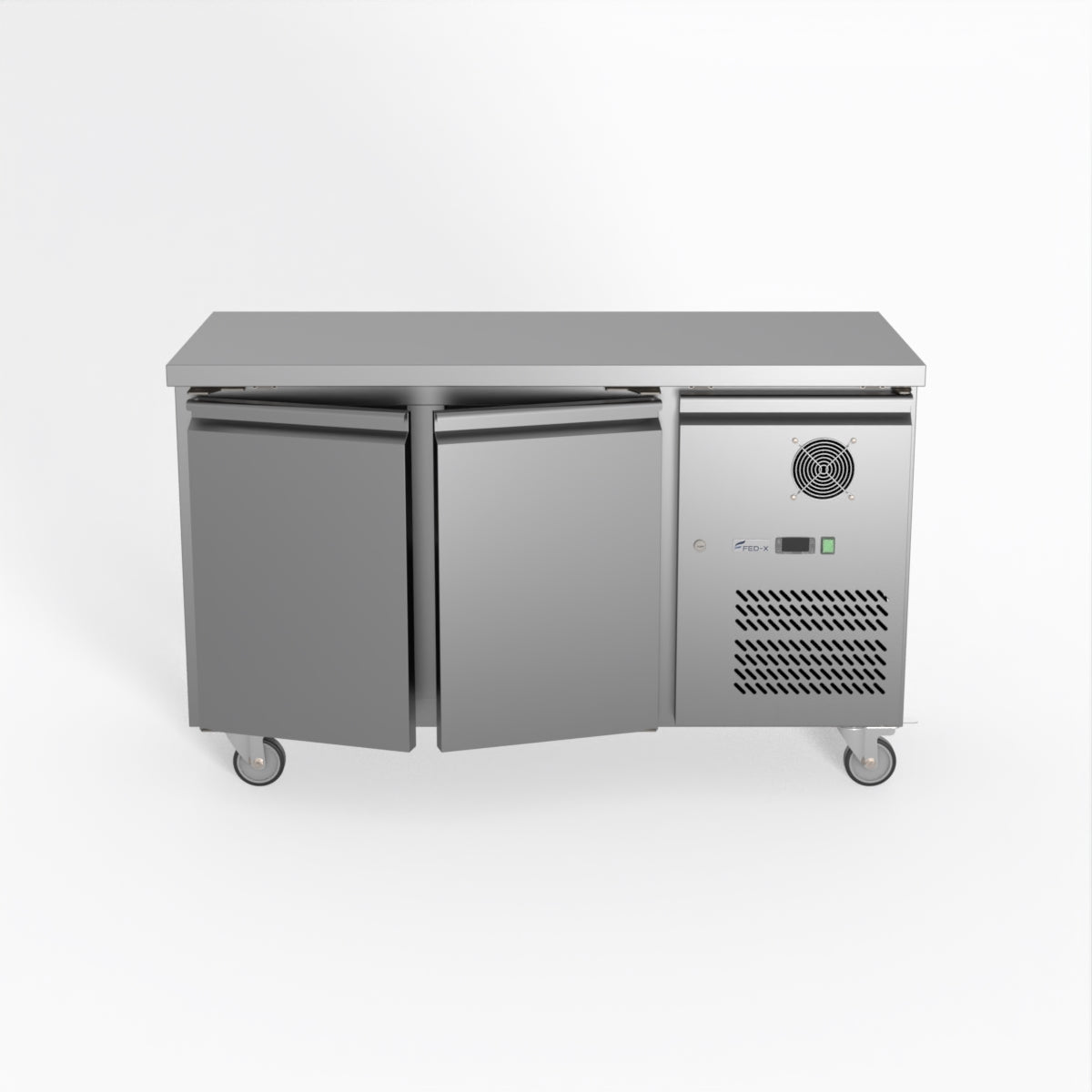 Thermaster Fed-X S/S Two Door Bench Freezer XUB6F13S2V