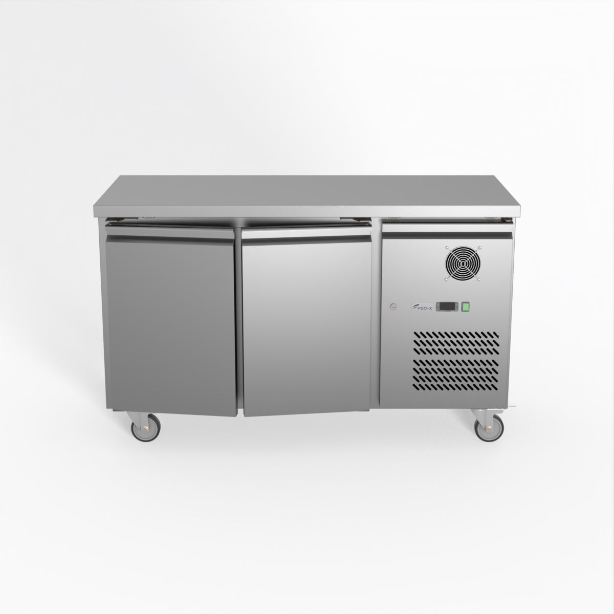 Thermaster Fed-X S/S Two Door Bench Freezer XUB6F13S2V